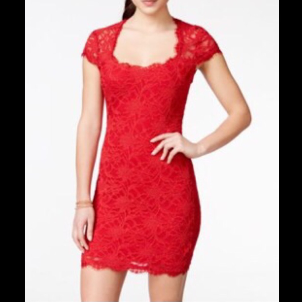 Race Lace Party Dress with Back Window